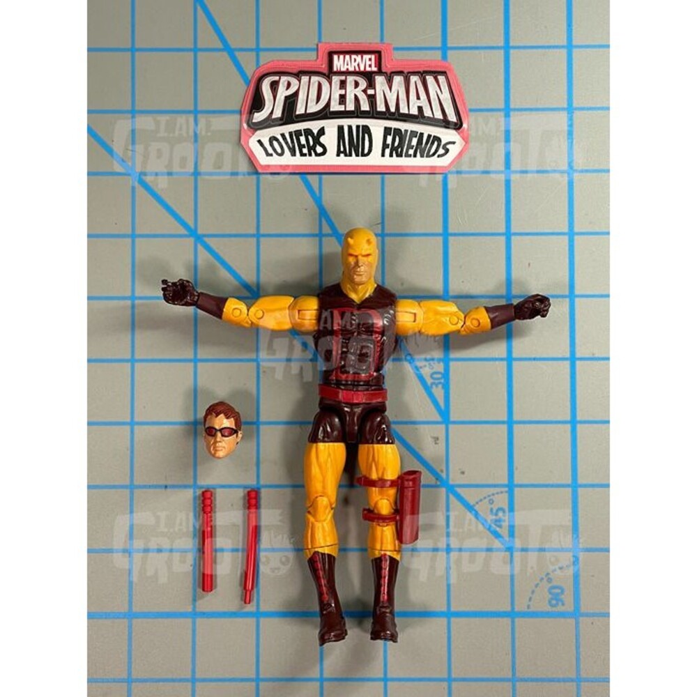 Marvel Legends Yellow Daredevil Action Figure Walgreens Exclusive Complete 26B